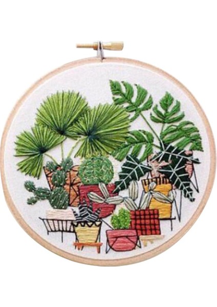 Dıy El Yapımı Nakış Başlangıç Bitkiler Damgalı Çapraz Ş EC003 (Yurt Dışından) modelleri