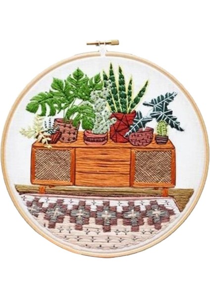 Dıy El Yapımı Nakış Başlangıç Bitkiler Damgalı Çapraz Ş EC008 (Yurt Dışından) modelleri