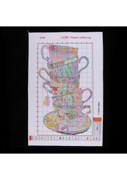 Dıy Damgalı Ş Fincanı Öncesi Noel Hediyesi 35 × 54CM 11CT (Yurt Dışından) modelleri