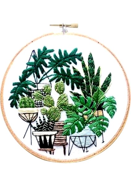 Dıy El Yapımı Nakış Başlangıç Bitkiler Damgalı Çapraz Ş EC009 (Yurt Dışından) modelleri