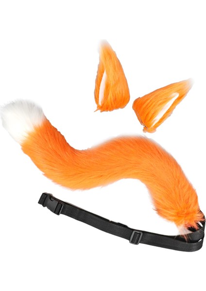 Kurt Kuyruk Cosplay Set Saç I Şapkalar Anime Turuncu (Yurt Dışından) fırsatları