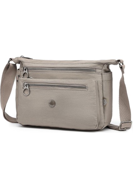 Nano Metalik Postacı Çantası 1238 - Vizon modelleri