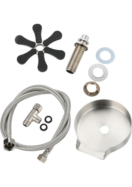 Cam Için Dıy Durulayıcı Musluk Yıkayıcı 8cm T Adapt 1/2 Inç, (Yurt Dışından)