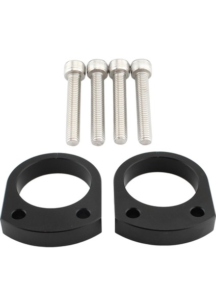 2x Motosiklet 14MM Yükseklik Alüminyum Alaşımlı Bar Kelepçesi (Yurt Dışından)