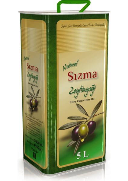 Naturel Sızma %100 ORGANIK Zeytin Yağı 5lt