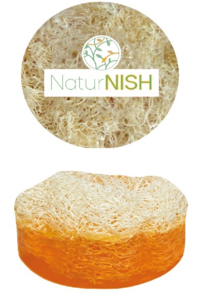 Doğal Yuvarlak Kabak Lifli Çay Ağacı Özlü Sabun