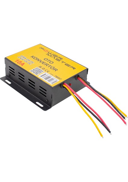 Powermaster 24-12 Volt 10 Amper Oto Konvertör 24 Volt 12 Volt Düşürücü Dönüştürücü