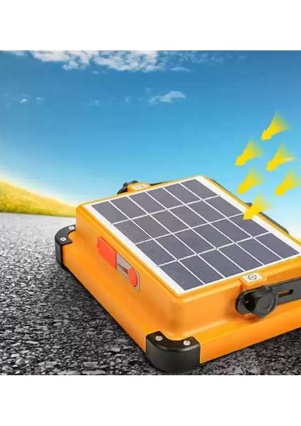 Solar LED 200W Portatif Projektör - Powerbank Özellikli CT-4698