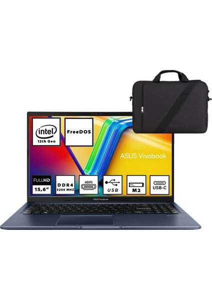 Vivobook F1502ZA-EJ1527 Intel Core I5 1235U 16GB 512GB SSD 15.6'' Fhd Freedos Taşınabilir Bilgisayar WZ02