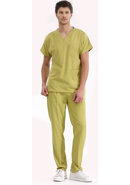 Antep Fıstığı Likralı Üniforma Takımlar Yüksek Kaliteli Likralı Scrubs modelleri