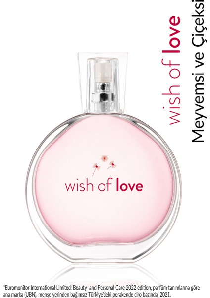 Wish Of Love Edt 50 Ml Bayan Parfüm 3 Adet