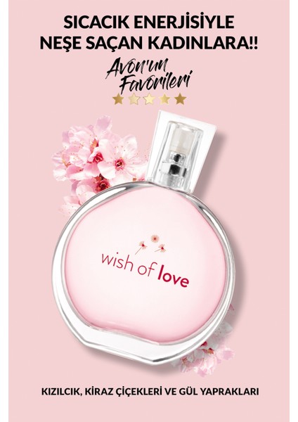 Wish Of Love Edt 50 Ml Bayan Parfüm 3 Adet