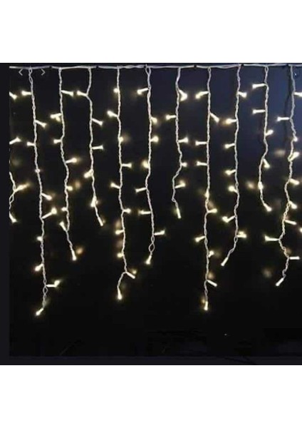 4 Metre 18 Dallı Saçak Perde LED Işık 18 Dallı Saçak LED Işık Gün Işığı Salkım LED Işık Eklemeli