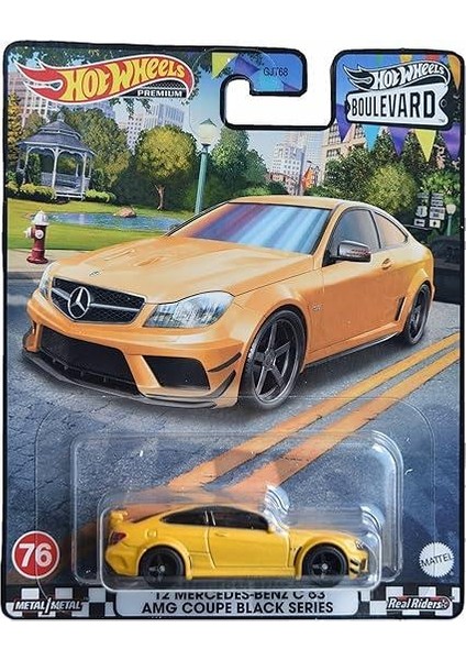Premium 12 Mercedes Benz C 63 Amg Coupe Black Series Model Araba