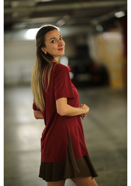 Yırtmaçlı Oversize T-Shirt modelleri