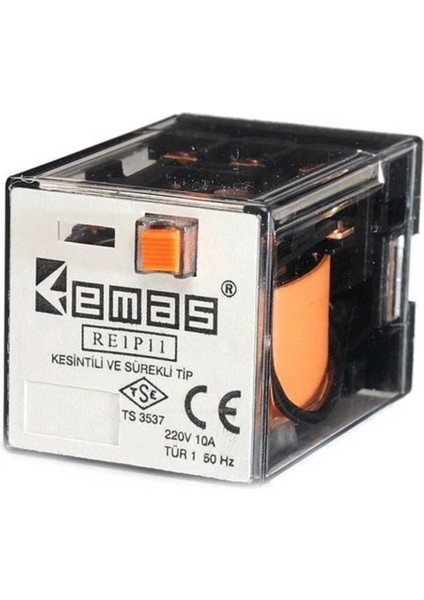 Re1 110VAC 3 Kontak 3 Kontak 11 Pin Endüstriyel Röle