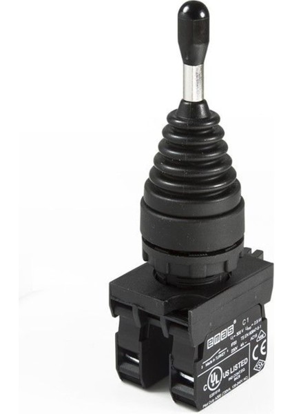 Cp Serisi Plastik 1no+1no Joystick Kalıcı 2 Pozisyonlu 22 mm Buton