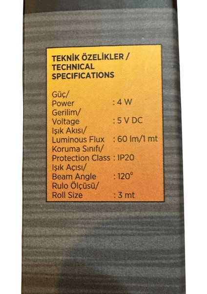 CT-4566 Tv Rgb Şerit LED Seti Kumandalı (2 Adet)