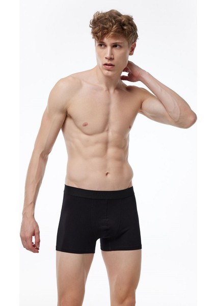 014 3'lü Paket Erkek Modal Boxer