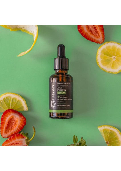 AHA Cilt Leke Giderici & Yaşlanma Karşıtı Peeling Serum 30 ml (Glycolic Acid & Alpha Hydroxy Acids) indirimleri