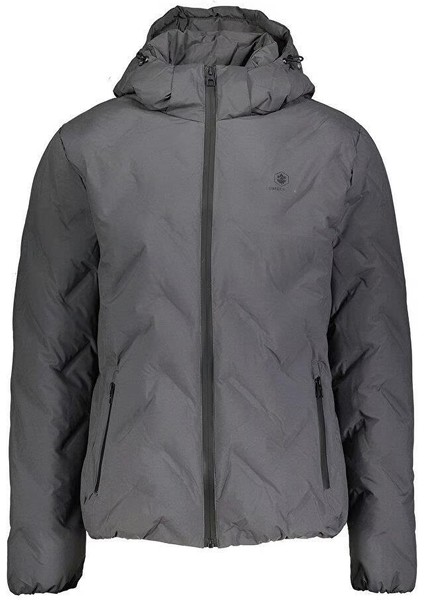 Henry Coat K.Gri Kapüşonlu Erkek Su Geçrimez Mont