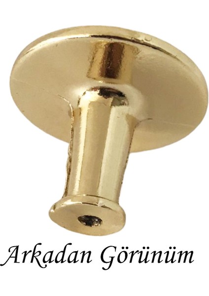 Düz Düğme Altın Gold Kulp Mobilya Çekmece Dolap Kapak Kulbu Metal Kulp Aksesuarları Vidalı modelleri