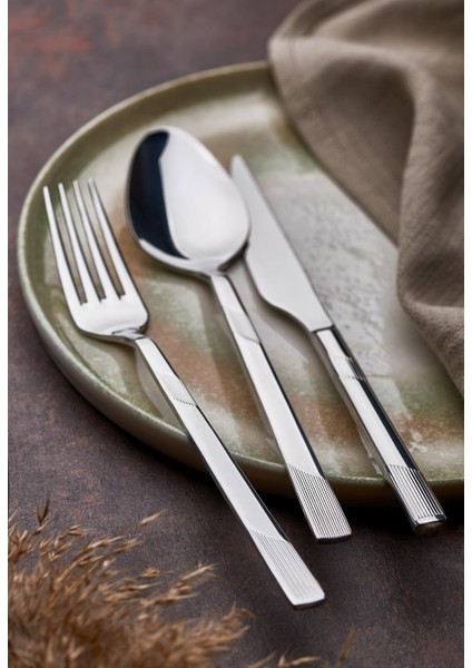 İnci 84 Parça Çatal Kaşık Bıçak Seti 18/10 modelleri