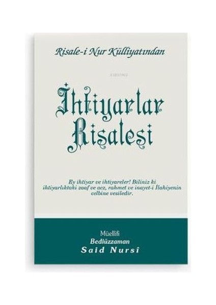 Ihtiyarlar Risalesi