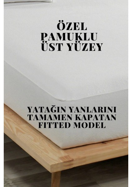 Mikro Fitted Full Kenar Su Sıvı Geçirmez Yatak Koruyucu Alez Çarşaf Tek ve Çift (4 Farklı Ebat)
