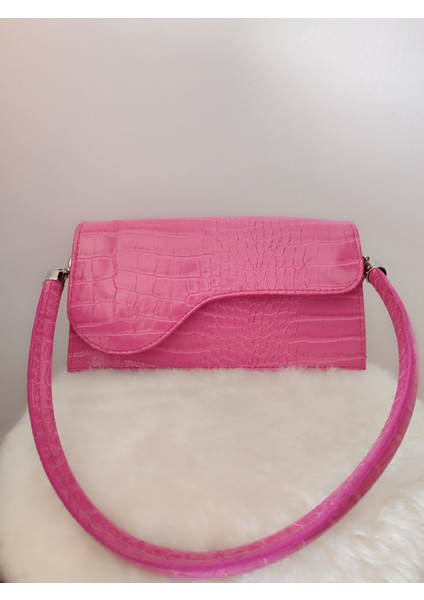 Kadın Mini Omuz Çanta Pembe Renk