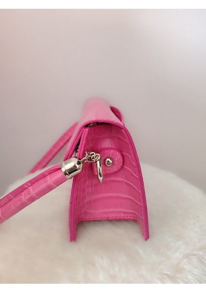 Kadın Mini Omuz Çanta Pembe Renk fiyatları