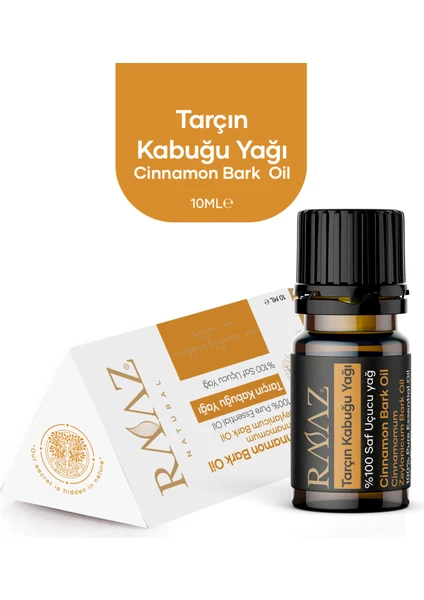 Tarçın Kabuğu Uçucu Yağı - %100 Saf - 10 ml