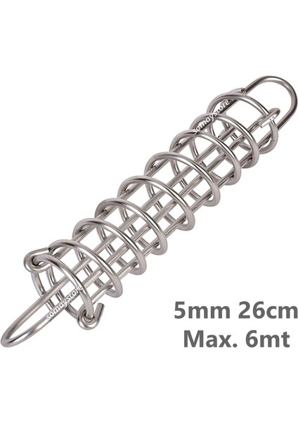 Tekne Halat Esnetme Yayı Galveniz 5mm max. 6 mt Boy : 260mm