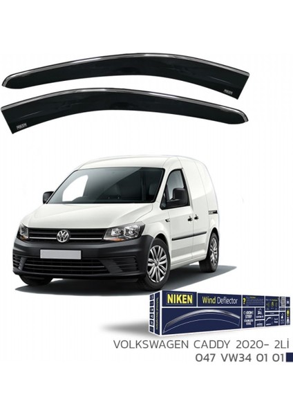 Volkswagen Caddy 2020+ Kromlu Cam Rüzgarlığı 2 Li fırsatları