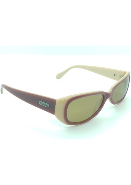 Çift Renkli Kemik Polarize Retro CS014 C17 Kadın Güneş Gözlüğü