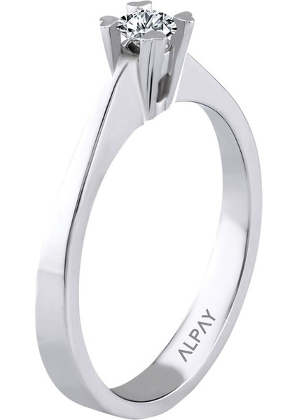 0,13 Karat Pırlanta Yüzük YZKPK140000000112