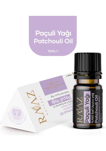 Paçuli Uçucu Yağı %100 Saf 10 ml