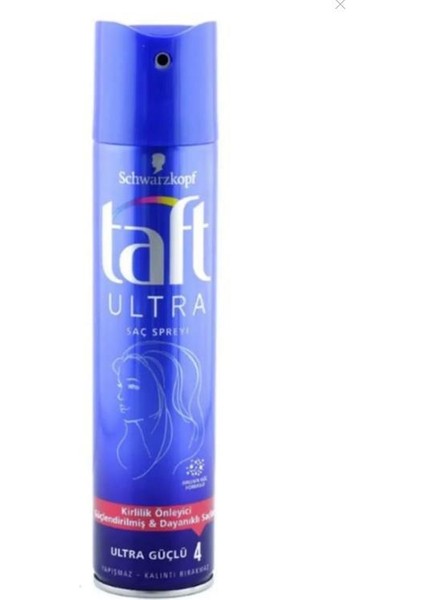 Taft Ultra Güçlü 4 Saç Spreyi 250 ml