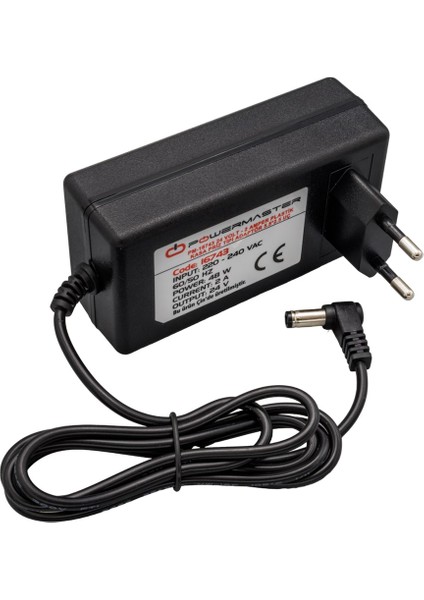 24 Volt - 2 Amper 5.5*2.5 Uçlu Plastik Kasa Priz Tipi Adaptör (81)