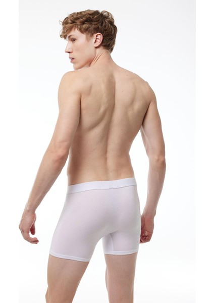 Erkek Paça Lastikli Modal Biyeli Boxer 017