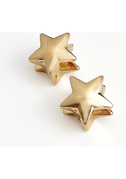 Yıldız Çift Yönlü Huggie Halka Küpe