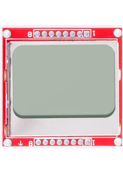 Kırmızı Nokia 5110 84x48 LCD