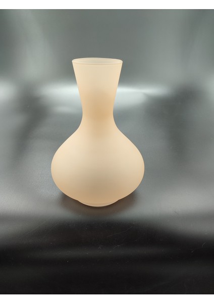 . Avize Lamba Camı. Somon Renkli. (Alt Çap: 8.00cm-h:18.00cm)