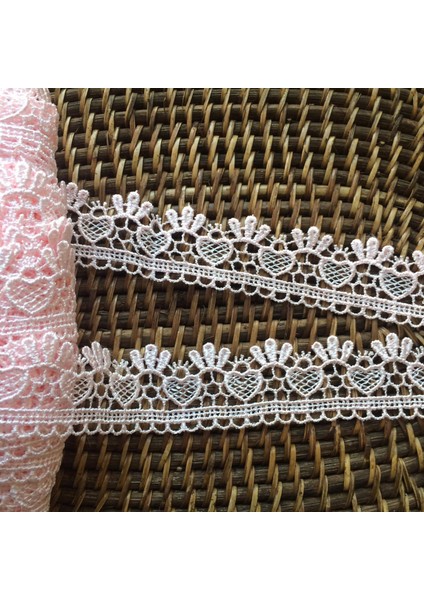 Aksesuar Kalp Desenli Dantel Kenar Güpür/dantel Süsleme Malzemesi/dantel Şerit En 3 cm 10 Metre modelleri