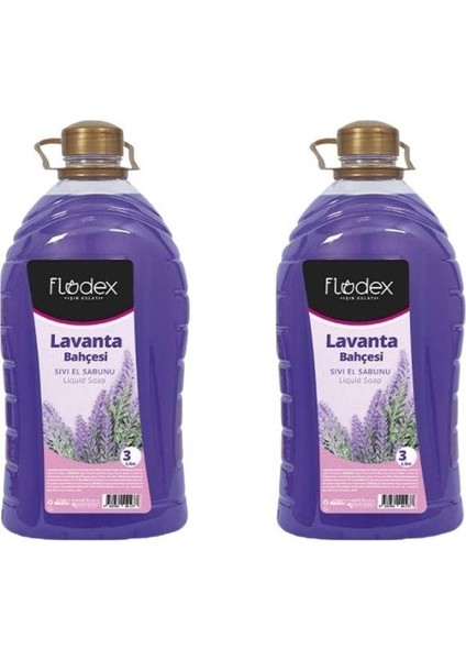 Flodex - Sıvı Sabun Lavanta Bahçesi 3 Lt - 2 Adet