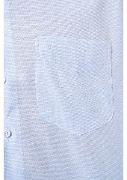 Regular Fit Açık Mavi Klasik Erkek Gömlek GM23K232003_D33