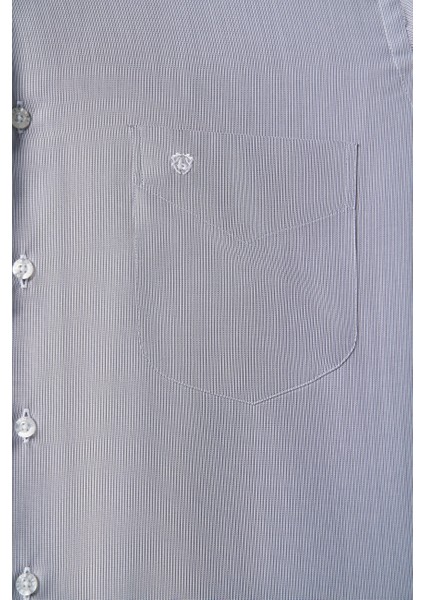 Regular Fit Klasik Gri Basic Erkek Gömlek GM23K232052_D55 modelleri