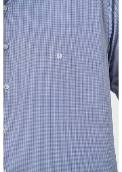Regular Fit Lacivert Klasik Erkek Gömlek GM23K232031_D39 modelleri