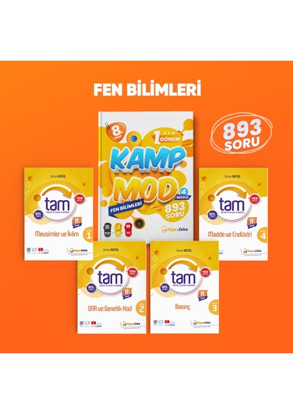 8. Sınıf 1. Dönem Kamp Mod Fen Bilimleri-1234. Modul