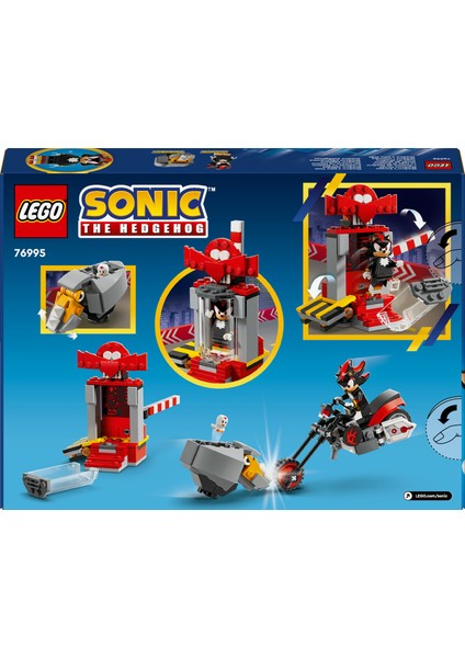 ® Sonic the Hedgehog™ Shadow the Hedgehog Kaçışı 76995 - 8+ Video Oyunu Seven Çocuklar için Oyuncak Yapım Seti (196 P)